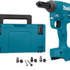Makita drv150zj 18v blindklinknageltang 2,4 t m 5 mm | zonder accu's en lader - drv150zj