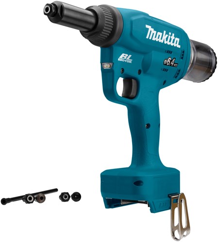 Pinza per rivetti ciechi Makita drv250zj 18v fino a 6,4 mm | senza batterie e caricabatterie - drv250zj