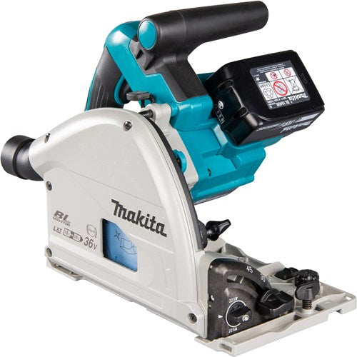 Makita dsp600pt2j sega ad immersione a batteria lxt 2x18v | batterie 2x5.0ah e caricabatterie duo