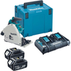 Makita dsp600pt2j sega ad immersione a batteria lxt 2x18v | batterie 2x5.0ah e caricabatterie duo