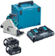 Makita dsp600pt2j sega ad immersione a batteria lxt 2x18v | batterie 2x5.0ah e caricabatterie duo