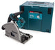 Sega circolare a immersione Makita a batteria 165mm 2x18v nuda