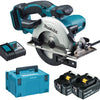 Sierra circular inalámbrica Makita dss501rtj | 18v 5.0ah li-ion - dss501rtj