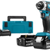 Makita dtd153rtj avvitatore a percussione brushless batteria 18v 5.0ah 170nm