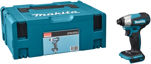 Makita dtd157zj | avvitatore a percussione a batteria | 18v| corpo | senza batterie e caricabatterie | in mbox-dtd157zj