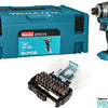 Makita dtd173zjx1 | accu slagschroevendraaier | 18v | excl. accu's en lader, in mbox met bitset - dtd173zjx1