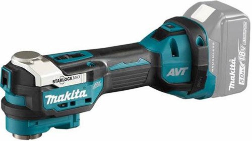 Makita dtm52zjx2 18 v multitool zonder accu`s en lader, met accessoire set in m-box | zonder accu's lader - dtm52zjx2