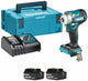Makita dtw302rtj | accu slagmoersleutel | 18 v | 2 x 5,0 ah accu + snellader | in mbox