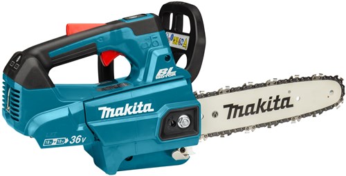 Makita duc256cz | 2x18v | motosierra de mango superior | 25cm | sin cargadores de baterias