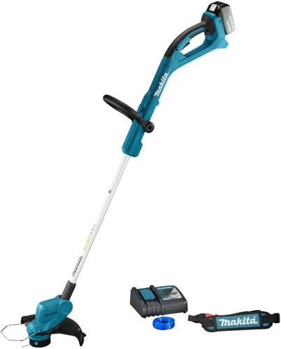 Makita dur193rt | lxt 18 sc | trimmer | Batteria da 5,0 Ah (1 pezzo) | caricabatterie rapido - dur193rt