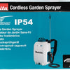 Makita dus158z | lxt 18 sc | spruzzatore a pressione a zaino | 15 litri | senza batteria e caricabatterie | in scatola - so158z