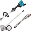 Makita dux60zx14 | Sistema combinado 2x18 v + accesorio cultivador, podadora de arbustos y bordeadora | sin cargador de bateria