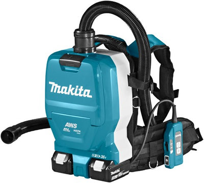 Aspiradora de mochila makita 40v max desnuda
