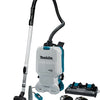 Aspirador de mochila Makita dvc660pt2 2x18 v para limpieza batería de 5,0 ah (2 piezas), cargador rápido dúo, en caja - dvc660pt2