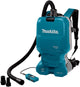 Makita dvc665zu | accu rug stofzuiger 2x18v in doos | zonder accu's en lader - dvc665zu