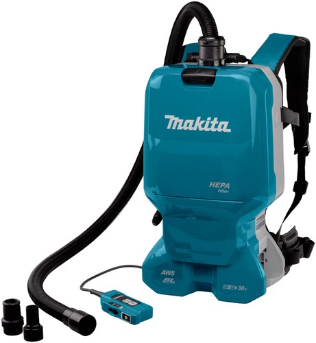 Makita dvc665zu | aspiradora trasera | 2x18v | sin. baterías y cargador - dvc665zu