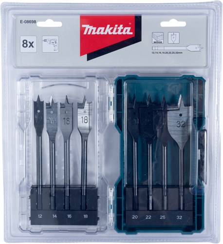 Accessori Makita e-08698 set di trapani rapidi | 150 mm | 1 4 esagono | 8 pezzi - e-08698