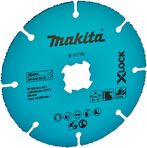 Accesorios makita disco de corte 125x22.23x2.0mm - e-11776 e-11776