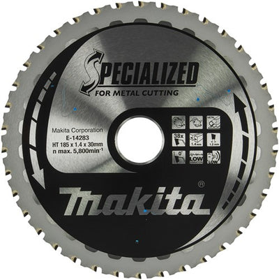 Accessori Makita lama per sega circolare in acciaio | specializzato 185x30x1,4 38t 0g - e-14283 e-14283