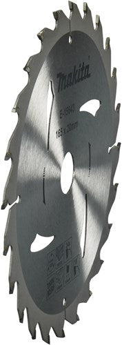 Accesorios Makita hoja de sierra circular para madera | 165x20x1.6 24t 18g - e-15643 - e-15643
