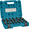 Set di bussole a percussione Makita 1 2 14 pezzi