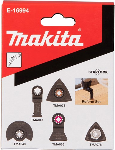 Set di rinnovamento accessori Makita multiutensile da 5 pezzi - e-16994