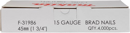 Makita accessories f-31986 brads | 45mm 1.4x1.8mm | galvanized | 4000 pieces - f-31986