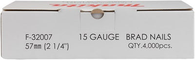 Makita f-32007 brads | 57mm 1.4x1.8mm | galvanized | 4000 pieces
