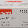 Makita accessoires makita f-32647 niet gegal. 10mm 1010hd ve=5040