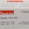 Accessori Makita non zincati da 16mm. 1016hd-f-32663