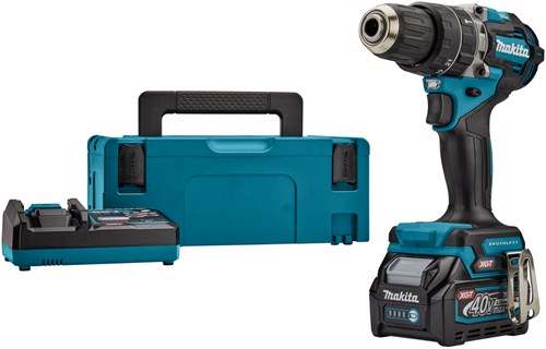 Makita hp002ga101 | taladro de impacto inalámbrico | 40v máximo | 2.0ah | iones de litio en mbox - hp002ga101