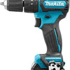Makita hp332dsaj 10,8v klopboor- schroefmachine 2,0 ah accu (2 st), lader, mbox - hp332dsaj
