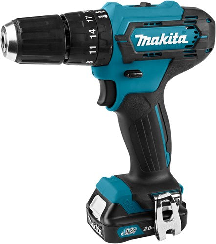 Makita hp333dsaj | 12 V massimo | trapano a percussione/avvitatore | Batteria da 2,0 Ah (2 pezzi) | caricatore | in mbox-hp333dsaj