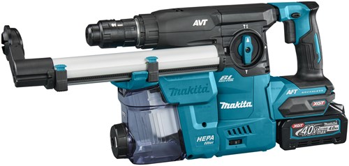 Martello combinato a batteria Makita HR009GM202 | 40 V massimo | sds-plus | 2 batterie da 4,0 Ah + caricabatterie rapido | in custodia di plastica - hr009gm202