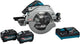Makita hs011gt201 | xgt accu cirkelzaag 40v max 270mm in doos (2x 5.0ah accu + snellader) - hs011gt201