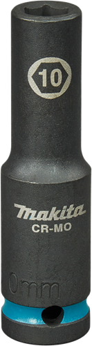 Bussola a impatto Imp Makita act nera, lunga 1 2 10 mm - e-16411