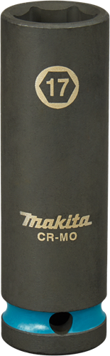 Imp Makita vaso de impacto act negro, 1 2 17 mm de largo - e-16477