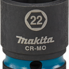 Imp makita vaso de impacto act negro, 1 2 22 mm - e-16184