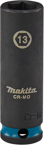 Imp makita vaso de impacto act negro, 3 8 13 mm de largo - e-16302