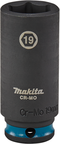 Imp Makita vaso de impacto act negro, 3 8 19 mm de largo - e-16368