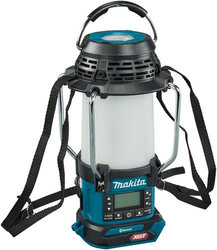 Lampada da campeggio Makita MR010GZ 40V Max con radio e Bluetooth | senza batterie e caricabatterie - mr010gz