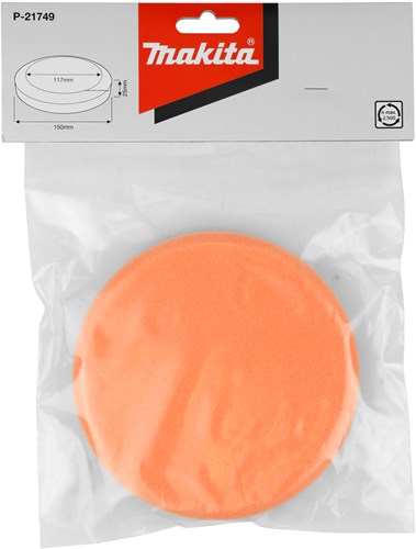Accessori Makita disco lucidante arancione - p-21749