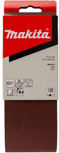 Accessori Makita nastro abrasivo k120 76x457 rosso - p-37138