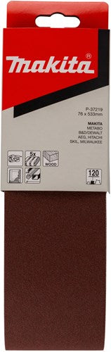 Accessori Makita nastro abrasivo k120 76x533 rosso - p-37219