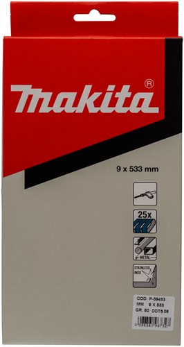 Makita accessoires schuurband blue lengte 533mm breedte 9mm korrel 80 - p-39453