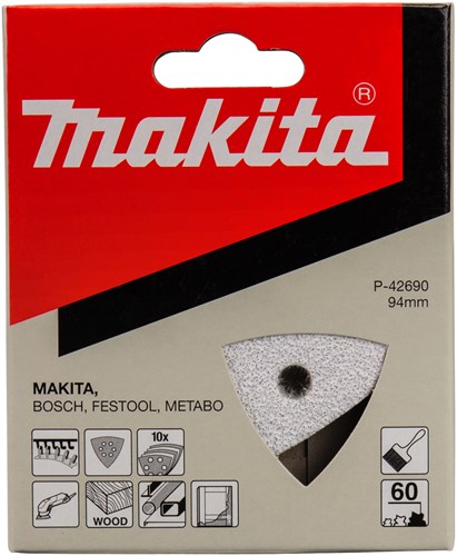 Accessori Makita foglio abrasivo 3-k k60 bianco v. - p-42690