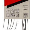 Makita accessoires schuurband k120 6x533 red - p-43228