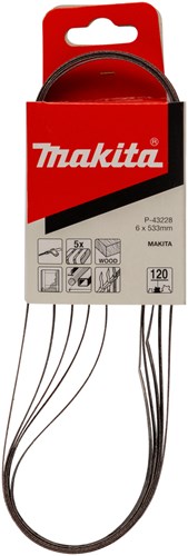 Accessori Makita nastro abrasivo k120 6x533 rosso - p-43228