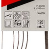 Makita accessories sanding belt k120 9x533 red - p-43290
