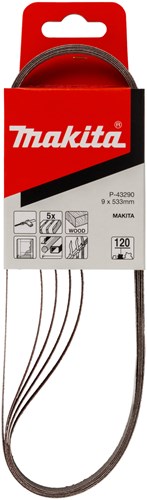 Makita accessories sanding belt k120 9x533 red - p-43290